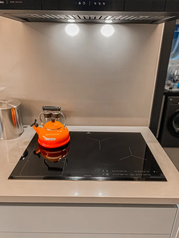 Cooktop de indução em ilha